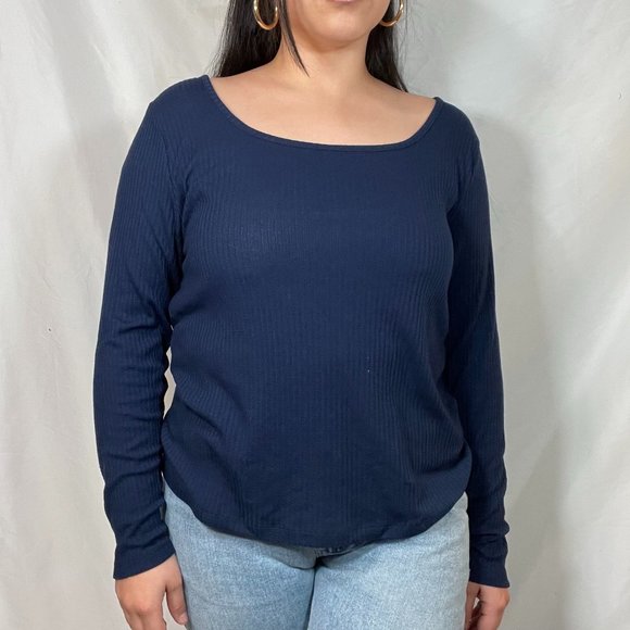 Ana Navy Blue Knitted Sweater - Picture 1 of 4